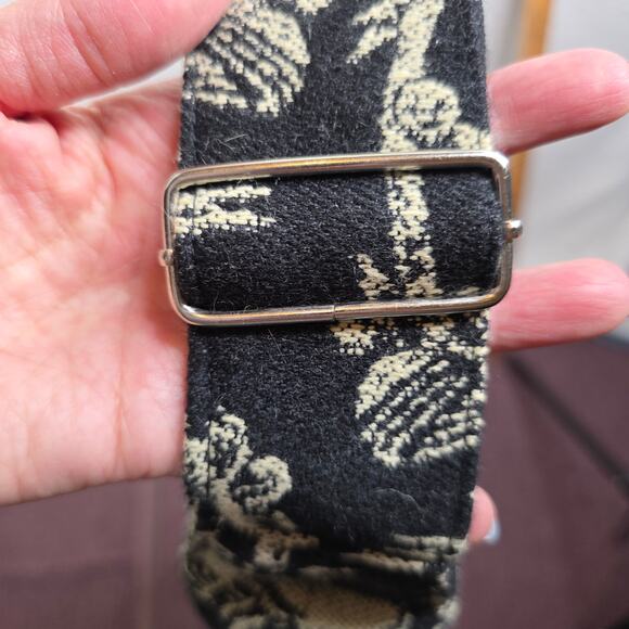 Jack Skellington Tapestry Fabric Crossbody Bag. Hippie. Gothic. Whimsical. Boho - Picture 13 of 14